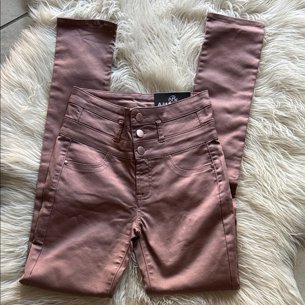 🌸MAUVE HIGH WAISTED SKINNY JEANS💓